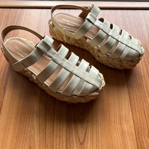 Paloma Barcelo braided platform sandals - Picture 2 of 11